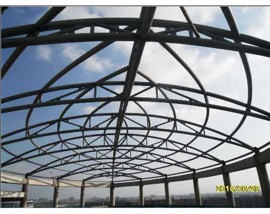 濮阳中煤朔州宾馆管桁架工程