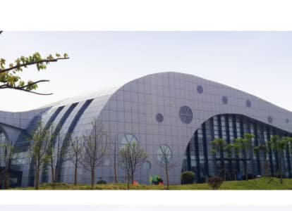 濮阳会议中心外景网架工程